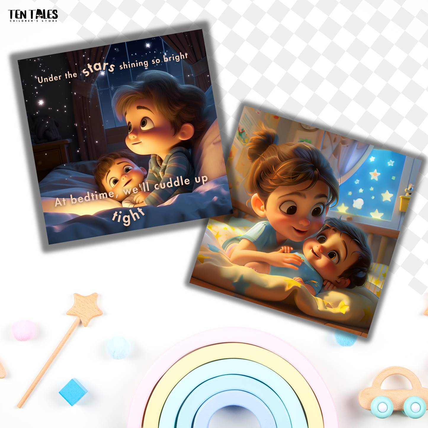 Personalised new baby sibling book — baby shower keepsake gift for Pakistani families by Ten Tales