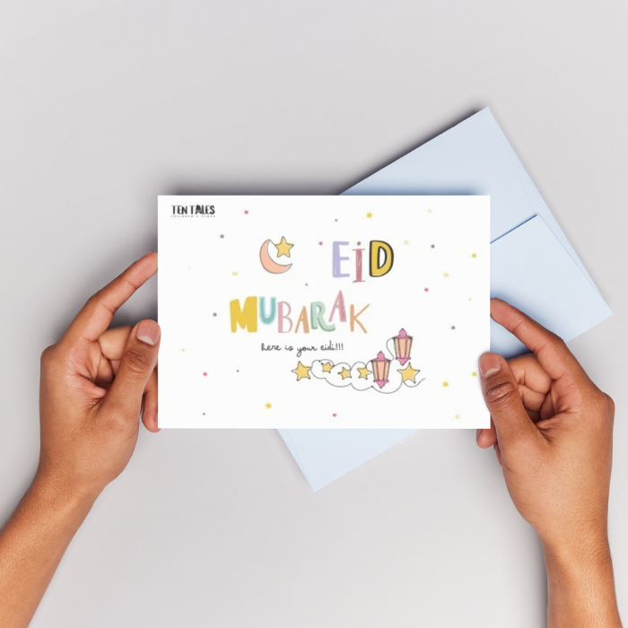eid cards for kids by tentales store 