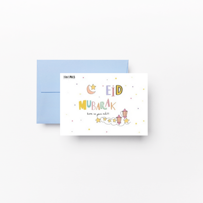 eid cards for kids by tentales store 
